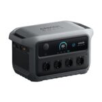 Anker SOLIX C2000 Gen 2 : vue de trois quarts avant et ports de recharge latéraux.