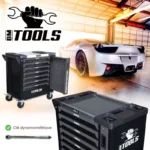 Servante d’atelier BM Tools 9/7 Monster Edition Grey – 7 tiroirs pleins et 1 porte – Image 4