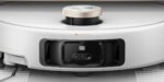 MOVA V50 Ultra Complete blanc : détail des capteurs avant et du capteur supérieur.